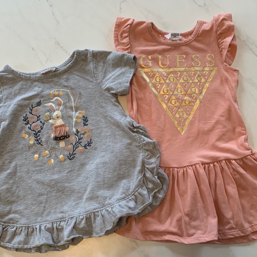 GUESS Kids 2T dress and Bunny shirt